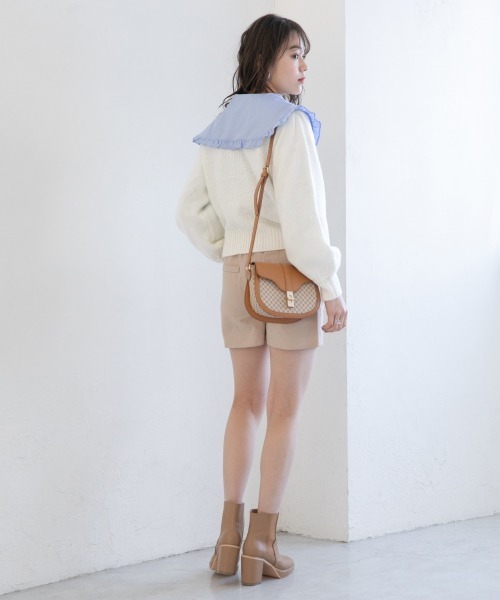 Heather（ヘザー）の「ＢＡＳＩＣビキモウショートパンツ　926500（その他パンツ・レディース・アイボリー/ブラウン/ブラック・FREE）」の14枚目の写真
