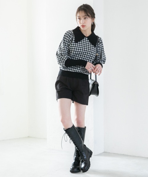 Heather（ヘザー）の「ＢＡＳＩＣビキモウショートパンツ　926500（その他パンツ・レディース・アイボリー/ブラウン/ブラック・FREE）」の15枚目の写真