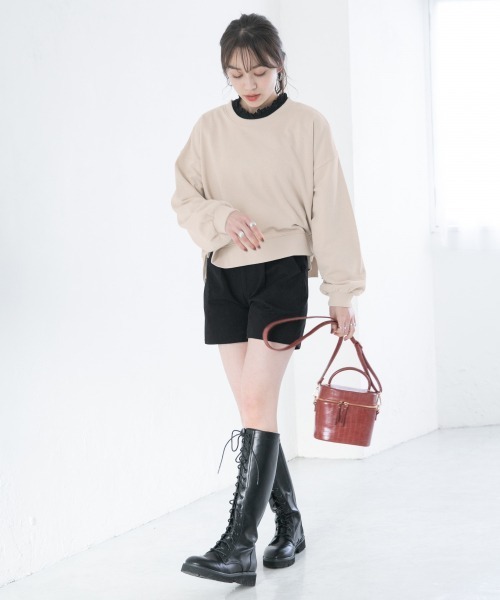 Heather（ヘザー）の「ＢＡＳＩＣビキモウショートパンツ　926500（その他パンツ・レディース・アイボリー/ブラウン/ブラック・FREE）」の16枚目の写真