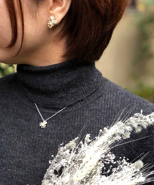 m.soeur（エムスール）の「カモミールのネックレス＊（ネックレス・レディース・シルバー・FREE）」の9枚目の写真