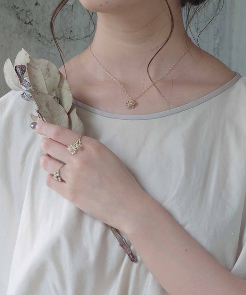 m.soeur（エムスール）の「カモミールのネックレス＊（ネックレス・レディース・シルバー・FREE）」の10枚目の写真