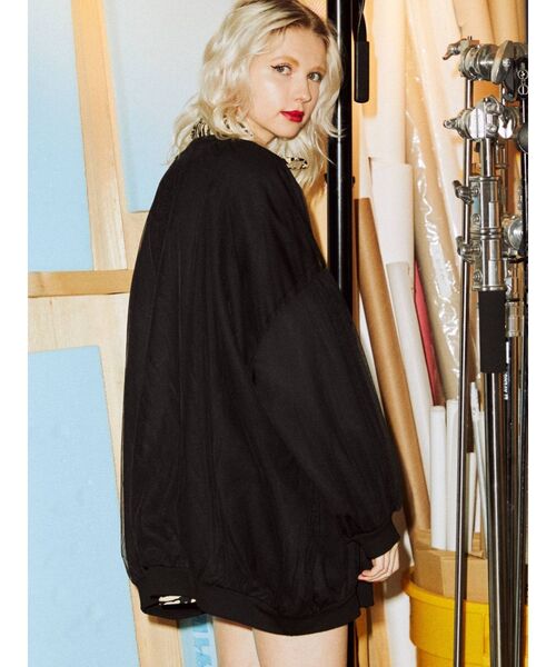 jouetie（ジュエティ）の「チュールドッキングカーディガン（カーディガン/ボレロ・レディース・ブラック/ブルー/その他1・MEDIUM）」の6枚目の写真