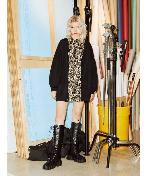 jouetie（ジュエティ）の「チュールドッキングカーディガン（カーディガン/ボレロ・レディース・ブラック/ブルー/その他1・MEDIUM）」の9枚目の写真