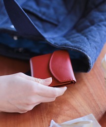 mieno（ミエノ）の「[mieno]牛革レザーコンパクトミニ財布（財布・メンズ）」