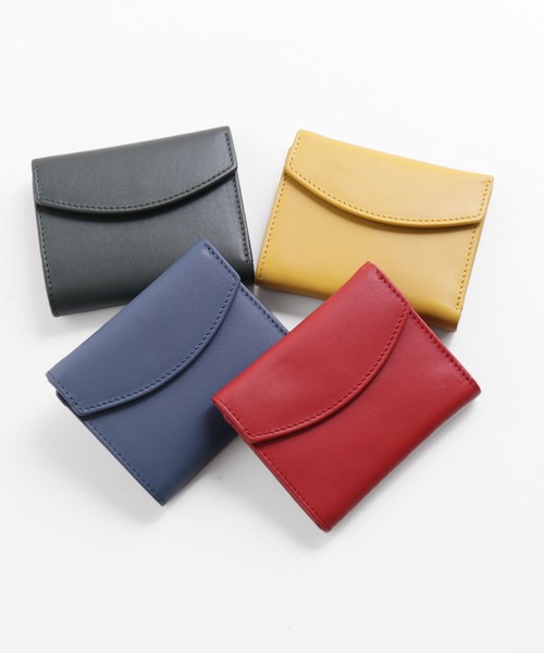 mieno（ミエノ）の「[mieno]牛革レザーコンパクトミニ財布（財布・レディース・ブラック/ダークブラウン/パープル/レッド/ブルー/グリーン/ウッド/マスタード/キャメル・FREE）」の14枚目の写真