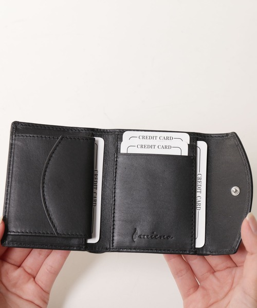 mieno（ミエノ）の「[mieno]牛革レザーコンパクトミニ財布（財布・レディース・ブラック/ダークブラウン/パープル/レッド/ブルー/グリーン/ウッド/マスタード/キャメル・FREE）」の11枚目の写真