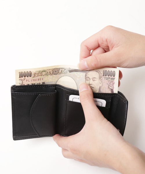 mieno（ミエノ）の「[mieno]牛革レザーコンパクトミニ財布（財布・レディース・ブラック/ダークブラウン/パープル/レッド/ブルー/グリーン/ウッド/マスタード/キャメル・FREE）」の10枚目の写真