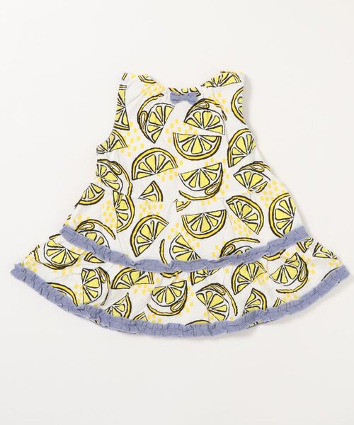 RAGMART（ラグマート）の「総柄プリントワンピース フルーツ柄（ワンピース・キッズ・オフホワイト/サックスブルー・90cm/80ｃｍ/95cm）」の8枚目の写真