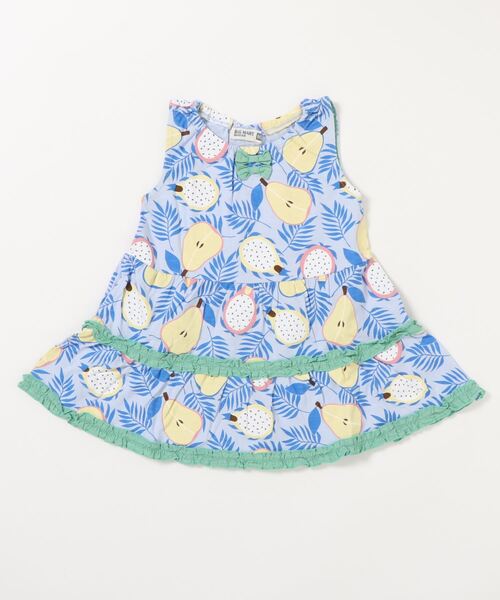 RAGMART（ラグマート）の「総柄プリントワンピース フルーツ柄（ワンピース・キッズ・オフホワイト/サックスブルー・90cm/80ｃｍ/95cm）」の11枚目の写真
