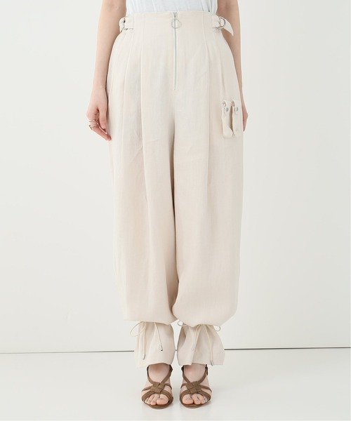 EARIH（アーリ）の「【EARIH / アーリ】リネンドローコードパンツ（その他パンツ・レディース・アイボリー・36）」の6枚目の写真