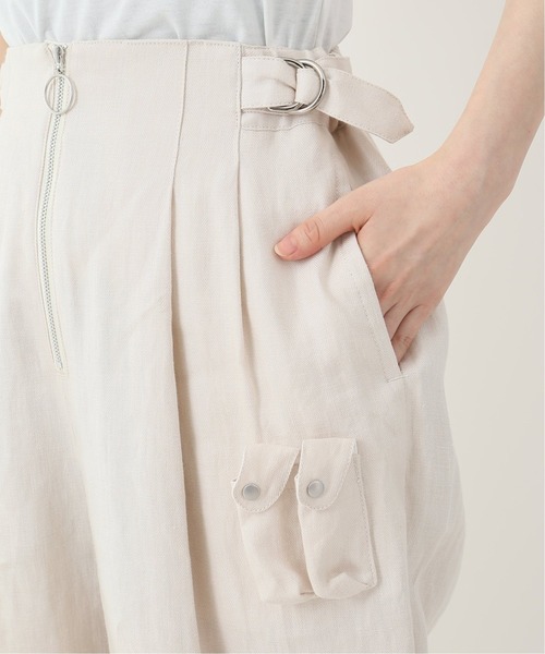 EARIH（アーリ）の「【EARIH / アーリ】リネンドローコードパンツ（その他パンツ・レディース・アイボリー・36）」の4枚目の写真