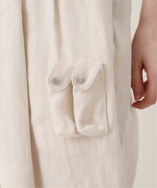 EARIH（アーリ）の「【EARIH / アーリ】リネンドローコードパンツ（その他パンツ・レディース・アイボリー・36）」の12枚目の写真