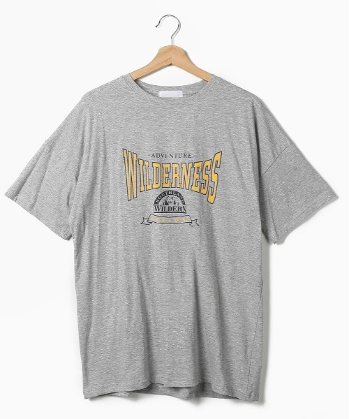 merongshop（メロンショップ）の「MERONGSHOP プリントオーバーフィットT（Tシャツ/カットソー・レディース・ホワイト/ブラック/グレー・FREE）」の11枚目の写真