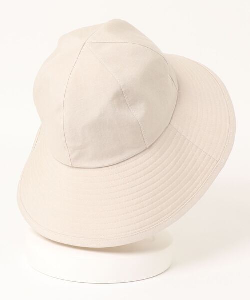 Chapeau d' O / シャポードオー ベージュ バケットハット Chapeau d' O 帽子 ハット Pike Back Ribbon Cloche