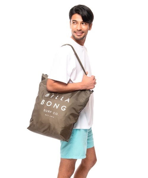 BILLABONG(ビラボン)の「BILLABONG メンズ POCKETABLE TOTE バッグ 21L【2021年春夏モデル】/ビラボンショッパー(お買い物・ショッピングバッグ)(トートバッグ・メンズ・ブラック/ネイビー/オレンジ/アーミー・FREE)」の14枚目の写真
