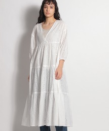 niko and... | カットワークカシュクール風ワンピース(ワンピース)