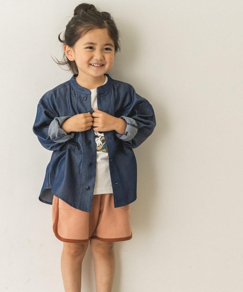 URBAN RESEARCH DOORS（アーバンリサーチドアーズ）の「【WEB限定】ライトデニムCPOジャケット(KIDS)（デニムジャケット・キッズ・インディゴブルー/ライトインディゴブルー・105/120/135/150）」の11枚目の写真