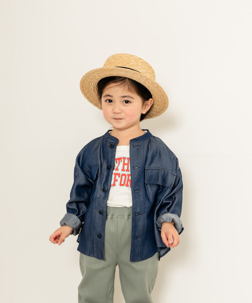 URBAN RESEARCH DOORS（アーバンリサーチドアーズ）の「【WEB限定】ライトデニムCPOジャケット(KIDS)（デニムジャケット・キッズ・インディゴブルー/ライトインディゴブルー・105/120/135/150）」の12枚目の写真