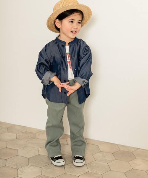 URBAN RESEARCH DOORS（アーバンリサーチドアーズ）の「【WEB限定】ライトデニムCPOジャケット(KIDS)（デニムジャケット・キッズ・インディゴブルー/ライトインディゴブルー・105/120/135/150）」の10枚目の写真