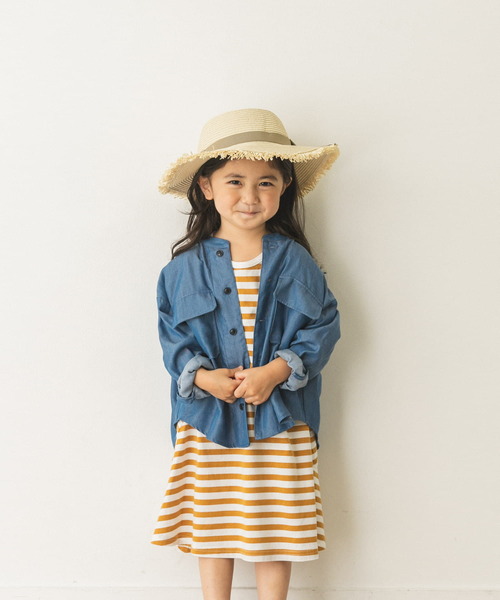 URBAN RESEARCH DOORS（アーバンリサーチドアーズ）の「【WEB限定】ライトデニムCPOジャケット(KIDS)（デニムジャケット・キッズ・インディゴブルー/ライトインディゴブルー・105/120/135/150）」の17枚目の写真