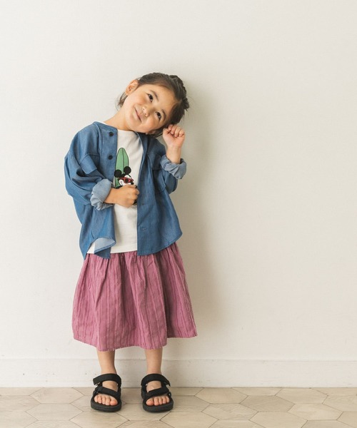 URBAN RESEARCH DOORS（アーバンリサーチドアーズ）の「【WEB限定】ライトデニムCPOジャケット(KIDS)（デニムジャケット・キッズ・インディゴブルー/ライトインディゴブルー・105/120/135/150）」の22枚目の写真