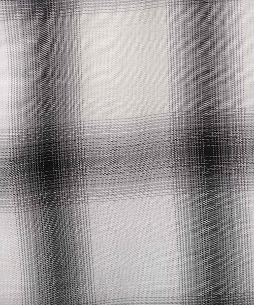 THE SHOP TK (ザ ショップ ティーケー )の「◆オンブレチェック開襟シャツ(シャツ/ブラウス・メンズ・ブラック系1/ベージュ系1/ブルー系1・02/03/04)」の14枚目の写真