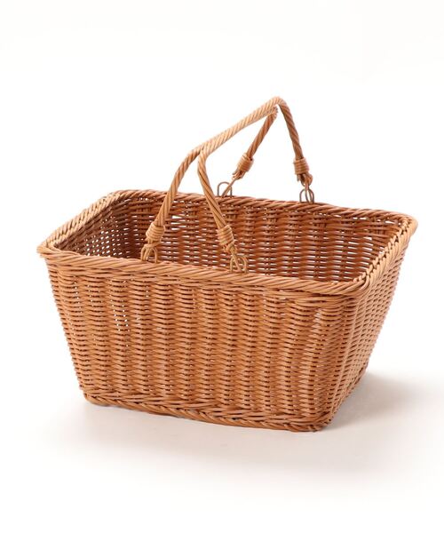 aimoha（アイモハ）の「かごバッグ（収納グッズ・レディース・ブラウン/ブラウン系その他・SMALL/LARGE）」の3枚目の写真