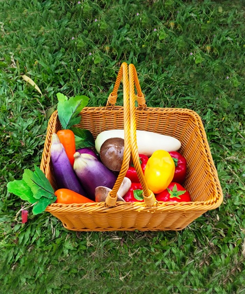 aimoha（アイモハ）の「かごバッグ（収納グッズ・レディース・ブラウン/ブラウン系その他・SMALL/LARGE）」の9枚目の写真