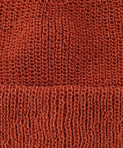 GLOSTER（グロスター）の「JAPAN MADE 和紙ロールワッチ（ニットキャップ/ビーニー・メンズ・ベージュ/イエロー/チャコールグレー/オレンジ/ライトグレー・FREE）」の8枚目の写真