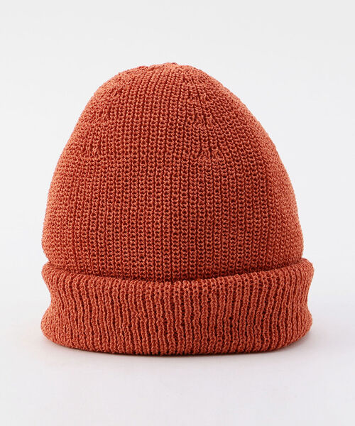 GLOSTER（グロスター）の「JAPAN MADE 和紙ロールワッチ（ニットキャップ/ビーニー・メンズ・ベージュ/イエロー/チャコールグレー/オレンジ/ライトグレー・FREE）」の7枚目の写真