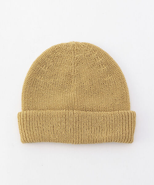 GLOSTER（グロスター）の「JAPAN MADE 和紙ロールワッチ（ニットキャップ/ビーニー・メンズ・ベージュ/イエロー/チャコールグレー/オレンジ/ライトグレー・FREE）」の12枚目の写真