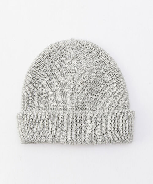 GLOSTER（グロスター）の「JAPAN MADE 和紙ロールワッチ（ニットキャップ/ビーニー・メンズ・ベージュ/イエロー/チャコールグレー/オレンジ/ライトグレー・FREE）」の10枚目の写真