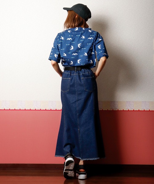 FUNALIVE(ファンアライブ)の「【north object de petit…】カモメ柄プルオーバー(Tシャツ/カットソー・レディース・イエロー/ネイビー/ライトブルー・M)」の10枚目の写真