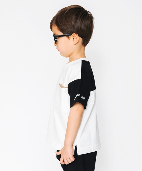 BRANSHES(ブランシェス)の「クレイジー配色半袖Tシャツ(Tシャツ/カットソー・キッズ・アイボリー/ブルーグレー・110cm/140cm/150cm/100cm/130cm/120cm/90cm)」の11枚目の写真