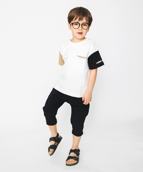 BRANSHES(ブランシェス)の「クレイジー配色半袖Tシャツ(Tシャツ/カットソー・キッズ・アイボリー/ブルーグレー・110cm/140cm/150cm/100cm/130cm/120cm/90cm)」の17枚目の写真