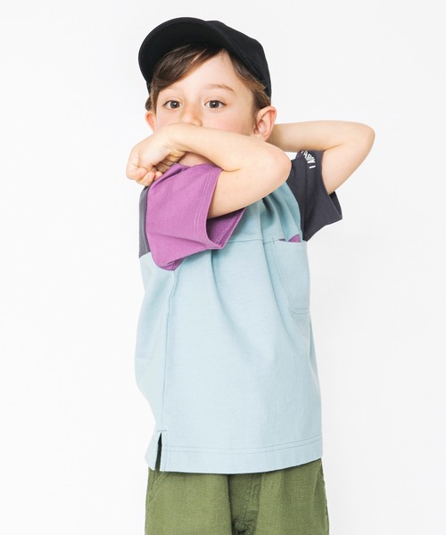 BRANSHES(ブランシェス)の「クレイジー配色半袖Tシャツ(Tシャツ/カットソー・キッズ・アイボリー/ブルーグレー・110cm/140cm/150cm/100cm/130cm/120cm/90cm)」の13枚目の写真