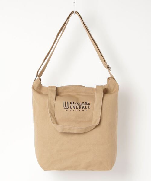 UNIVERSAL OVERALL(ユニバーサルオーバーオール)の「【UNIVERSAL OVERALL/ユニバーサルオーバーオール】キャンバス生地2WAYショルダートートバッグ(トートバッグ・レディース・ベージュ/ホワイト/グレー/ブラック/ブルー・FREE)」の13枚目の写真