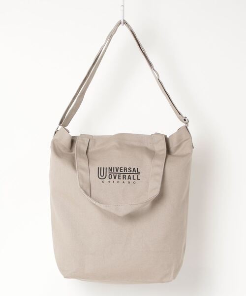 UNIVERSAL OVERALL(ユニバーサルオーバーオール)の「【UNIVERSAL OVERALL/ユニバーサルオーバーオール】キャンバス生地2WAYショルダートートバッグ(トートバッグ・レディース・ベージュ/ホワイト/グレー/ブラック/ブルー・FREE)」の12枚目の写真