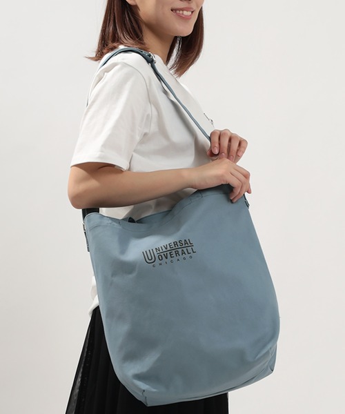 UNIVERSAL OVERALL(ユニバーサルオーバーオール)の「【UNIVERSAL OVERALL/ユニバーサルオーバーオール】キャンバス生地2WAYショルダートートバッグ(トートバッグ・レディース・ベージュ/ホワイト/グレー/ブラック/ブルー・FREE)」の17枚目の写真