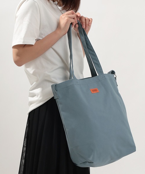 UNIVERSAL OVERALL(ユニバーサルオーバーオール)の「【UNIVERSAL OVERALL/ユニバーサルオーバーオール】キャンバス生地2WAYショルダートートバッグ(トートバッグ・レディース・ベージュ/ホワイト/グレー/ブラック/ブルー・FREE)」の16枚目の写真