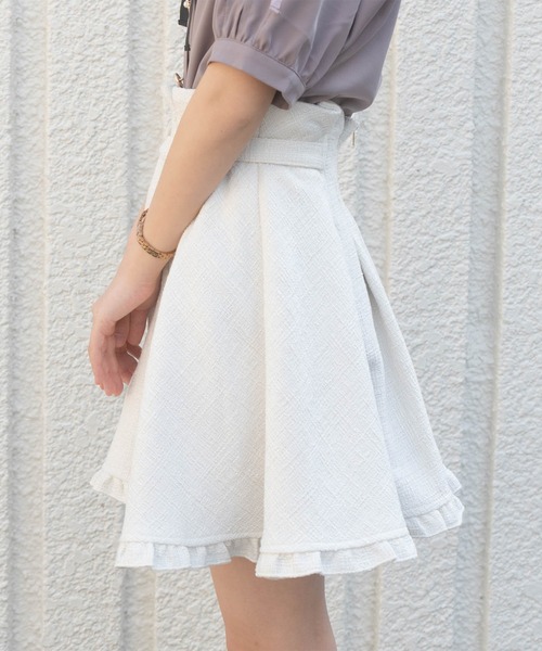 ROJITA（ロジータ）の「ハートビジューバックルスカート（スカート・レディース・ブラック/ホワイト/グレー・FREE）」の20枚目の写真