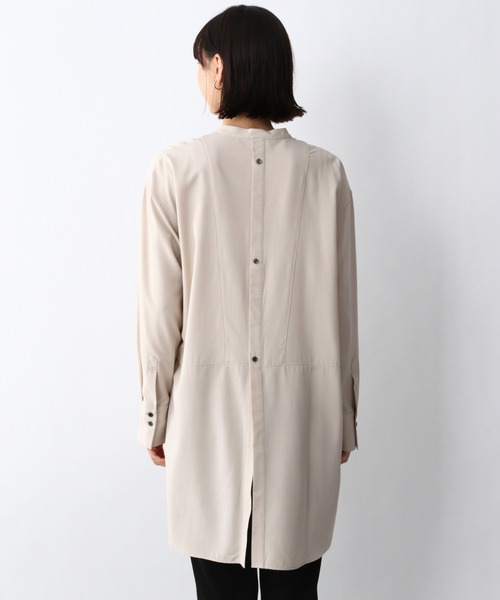 A part by（アパートバイ）の「SC＊グリンフィルロングシャツ　933076（シャツ/ブラウス・レディース・オフホワイト/ピンク系その他4/ベージュ・LARGE/MEDIUM）」の16枚目の写真