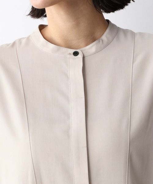 A part by（アパートバイ）の「SC＊グリンフィルロングシャツ　933076（シャツ/ブラウス・レディース・オフホワイト/ピンク系その他4/ベージュ・LARGE/MEDIUM）」の17枚目の写真