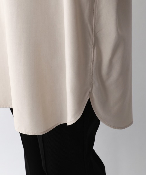 A part by（アパートバイ）の「SC＊グリンフィルロングシャツ　933076（シャツ/ブラウス・レディース・オフホワイト/ピンク系その他4/ベージュ・LARGE/MEDIUM）」の20枚目の写真