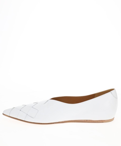 MAISON EUREKA（メゾンエウレカ）の「MAISON EUREKA ポインテッドトゥメッシュパンプス（パンプス・レディース・ホワイト・38/35/36/37）」の5枚目の写真