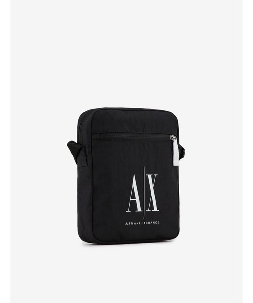 ARMANI EXCHANGE(アルマーニエクスチェンジ)の「【A|X アルマーニ エクスチェンジ】ICON ナイロンミニショルダーバッグ(ショルダーバッグ・メンズ・ブラック・FREE)」の2枚目の写真
