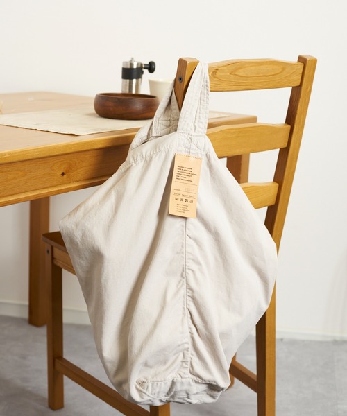 Butler Verner Sails（バトラーヴァーナーセイルス）の「Butler Verner Sails バトラーバーナーセイルズ / 反応染かつらぎビッグワンショルダーバッグ / JA-2558（トートバッグ・メンズ・ライトオリーブ/グレー系その他/ブルー系その他/キャメル/レッド系その他/ライトベージュ・FREE）」の14枚目の写真