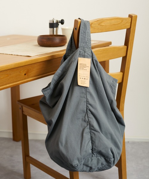 Butler Verner Sails（バトラーヴァーナーセイルス）の「Butler Verner Sails バトラーバーナーセイルズ / 反応染かつらぎビッグワンショルダーバッグ / JA-2558（トートバッグ・メンズ・ライトオリーブ/グレー系その他/ブルー系その他/キャメル/レッド系その他/ライトベージュ・FREE）」の16枚目の写真