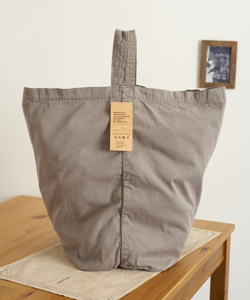 Butler Verner Sails（バトラーヴァーナーセイルス）の「Butler Verner Sails バトラーバーナーセイルズ / 反応染かつらぎビッグワンショルダーバッグ / JA-2558（トートバッグ・メンズ・ライトオリーブ/グレー系その他/ブルー系その他/キャメル/レッド系その他/ライトベージュ・FREE）」の20枚目の写真