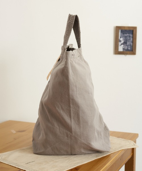 Butler Verner Sails（バトラーヴァーナーセイルス）の「Butler Verner Sails バトラーバーナーセイルズ / 反応染かつらぎビッグワンショルダーバッグ / JA-2558（トートバッグ・メンズ・ライトオリーブ/グレー系その他/ブルー系その他/キャメル/レッド系その他/ライトベージュ・FREE）」の21枚目の写真